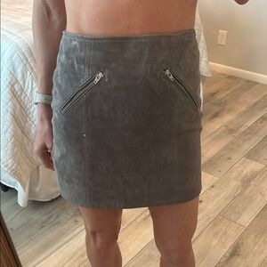 Blank NYC Gray Mini Pencil Skirt Casual